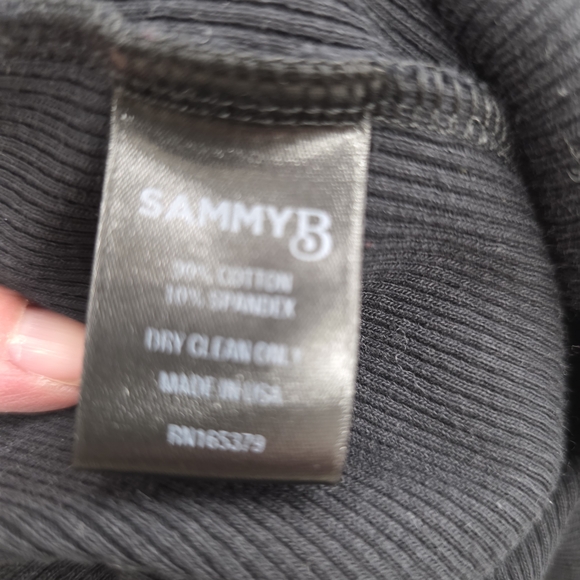 Sammy B Chic Black Ruffled Mini Skirt - Picture 5 of 5